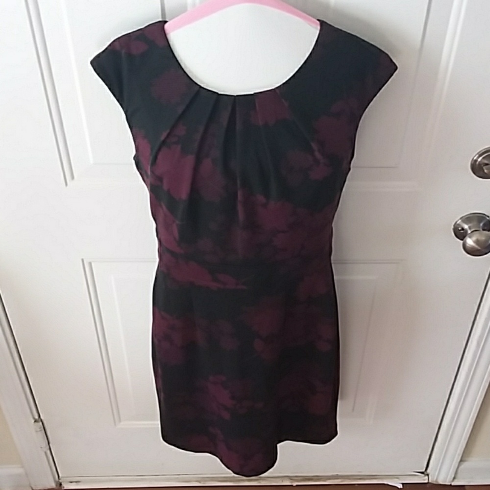 Black and Purple Dress